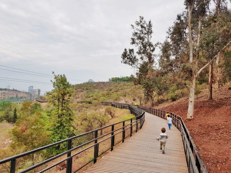 Pasarelas en Parque Metropolitano – Caminata y Bicicleta – Región Metropolitana.
